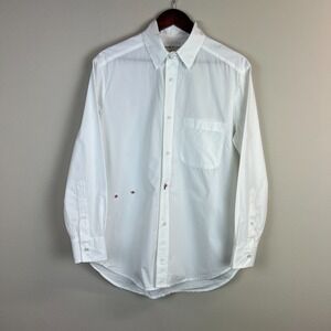 Wear Cissa The‎ Mens Shirt Womens XS S Button Up Wrap Top Blouse Classic Modern